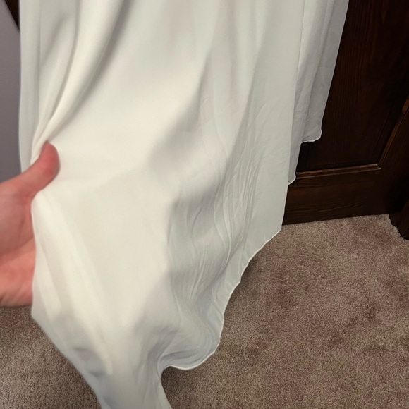 White and silver sequin dress from Lulus - Picture 6 of 9